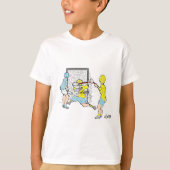 T-Shirt : Joueurs de crosse . (Devant)
