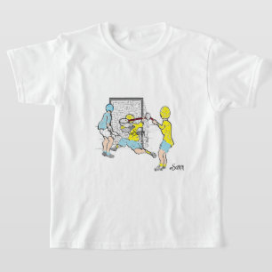 T-Shirt : Joueurs de crosse .