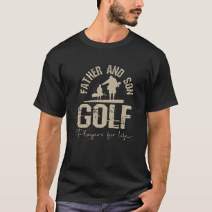 T-shirt Joueurs De Golf Père Et Fils Pour La Vie Génial 