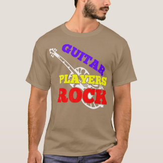 T-shirt Joueurs de guitare Rock Guitares Musique Lover Ban