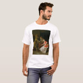T-shirt Joueurs de Tric-trac avec Madame et son chien (Devant entier)