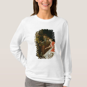 T-shirt Joueurs de Tric-trac avec Madame et son chien