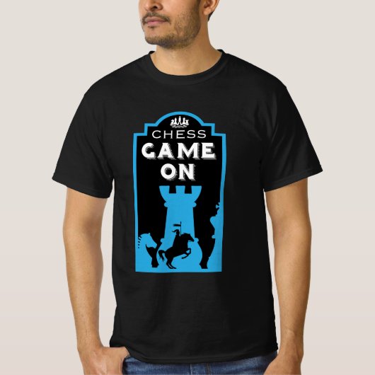 T-shirt Joueurs d'échecs compétitifs (Devant)