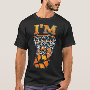 T-shirt Joueuse de basket-ball 8 Anniversaire I'm 8 Garçon