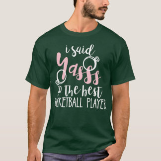 T-shirt Joueuse de basket-ball Enterrement de vie de jeune