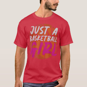 T-shirt Joueuse de basket-ball Filles Lover de basket-ball