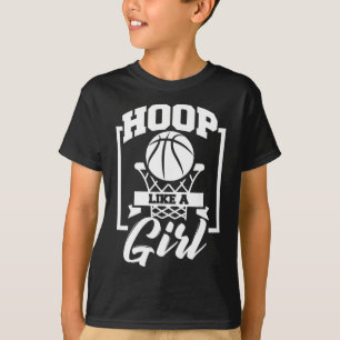 T-shirt Joueuse de basket comme une fille pour femmes Jt