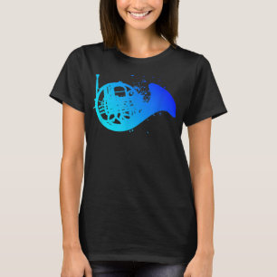 T-shirt Joueuse de cornes de France hommes_s hornistes de