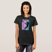 T-shirt Joueuse de croix rose Coach Coaching d'équipe Mo (Devant entier)