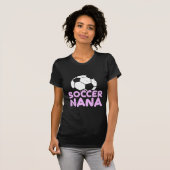 T-shirt Joueuse de foot du petit-fils Nana Grand-mère (Devant entier)