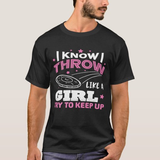 T-shirt Joueuse De Golf Disc Pour Femmes Filles 1 (Devant)