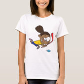 T-shirt Joueuse de hockey féminin (Devant)