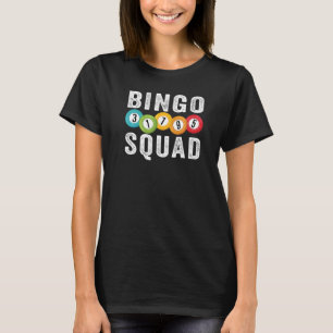 T-shirt Joueuse de l'équipe de bingo Lucky Bingo Hommes fe