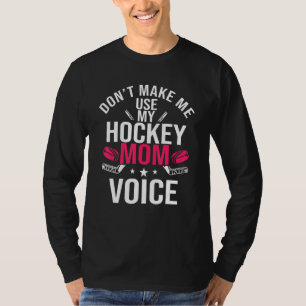 T-shirt Joueuse de l'équipe de hockey mère S Jeu de la fêt