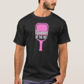 T-shirt Joueuse De Pickleball Femme Sports Reine Du Net (Devant)