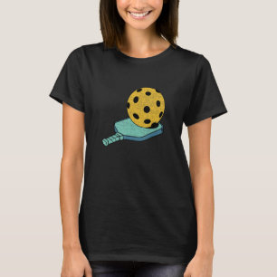 T-shirt Joueuse de Pickleball Pickleball Ball Mens Femmes