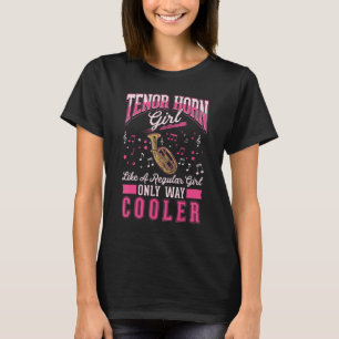 T-shirt Joueuse de saxhorn alto Joueuse de cornet alto Sax