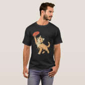 T-shirt Joueuse de Ultimate Frisbee Cat sur Ultimate Frisb (Devant entier)