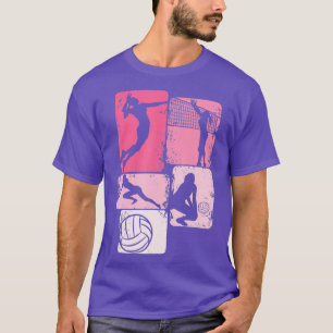 T-shirt Joueuse de volley-ball féminin Jeune fille joueuse