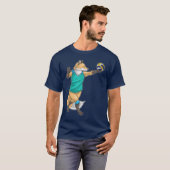 T-shirt Joueuse de volley-ball Fox (Devant entier)