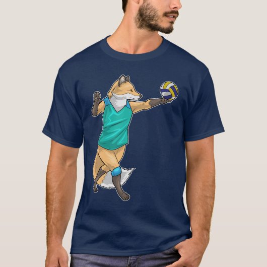 T-shirt Joueuse de volley-ball Fox (Devant)