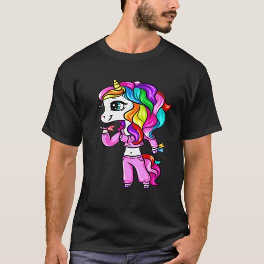 T-shirt Joueuse des Dents Cutes Unicorn Girl Funny Darns W (Devant)