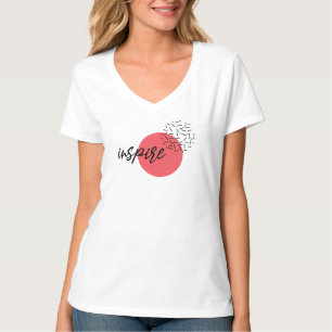 T-shirt Joueuse, mignonne, moderne, design simple d'Inspir