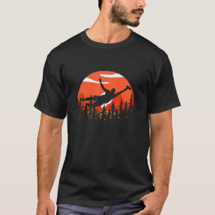 T-shirt Joueuse Retro Ultimate Frisbee Hommes Femmes Vinta