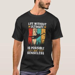 T-shirt Joueuse Retro Ultimate Frisbee Hommes Femmes Vinta