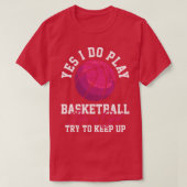 T-shirt Joueuses de basket-ball (Design devant)