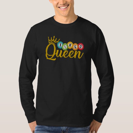 T-shirt Joueuses de Bingo Queen Lucky Lottery Femmes fille (Devant)