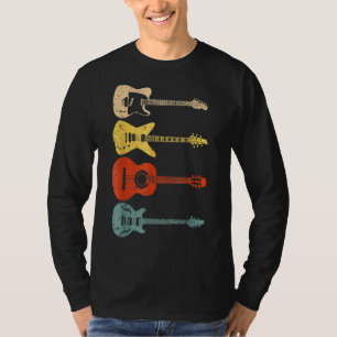 T-shirt Joueuses de guitare cool Hommes Femmes Vintage Gui