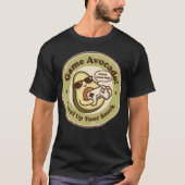 T-shirt Jouez à l'avocat ! Montez de niveau vos collations (Devant)