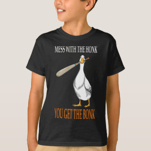 T-shirt Jouez avec le jeu de canard Honk Gamer Club en boi