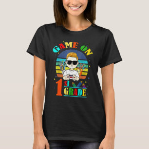 T-shirt Jouez en 1re année de retour à l'école Joueur Pre