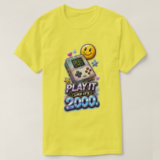 T-shirt Jouez-le comme c'est 2000 (Design devant)