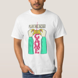 T-shirt Jouez-moi maintenant – Conception de manette de je
