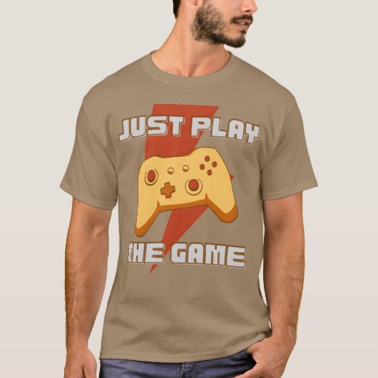 T-shirt JOUEZ SIMPLEMENT AU JEU cadeau drôle (Devant)
