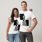 T-shirt Jouez Votre Angle Échecs Fou (Unisexe)