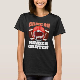 T-shirt Jouez-y École maternelle Football Retour à l'école