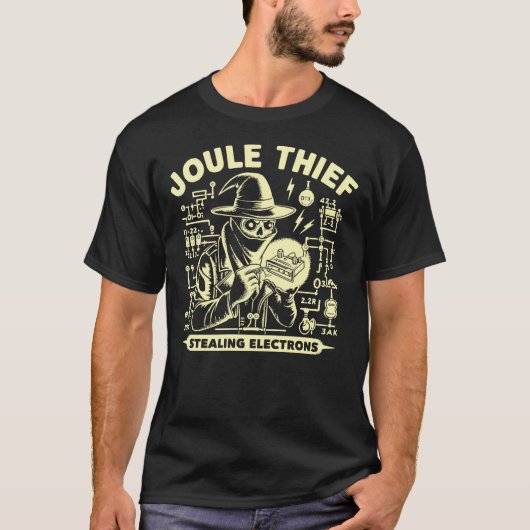 T-shirt Joule Thief Funny Geek électronique (Devant)