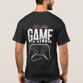 T-shirt Jouons à GAME (Dos)