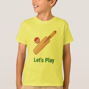 T-shirt Jouons au cricket