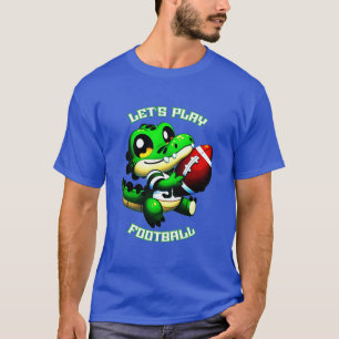 T-shirt Jouons au football mignon Gator