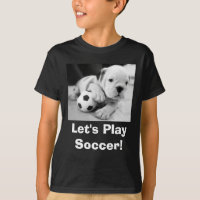 Jouons au football ! Obscurité anglaise de chiot