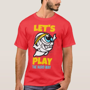T-shirt Jouons au volleyball amusant Sport toon