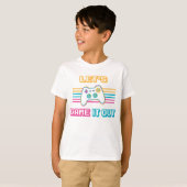 T-shirt Jouons-le à l'ancienne (Devant entier)