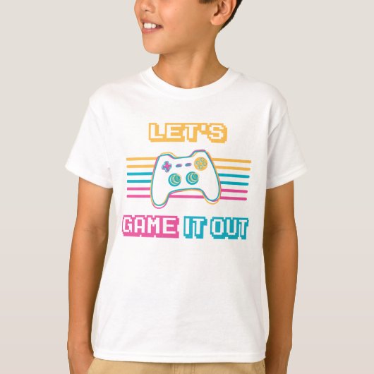 T-shirt Jouons-le à l'ancienne (Devant)