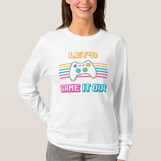 T-shirt Jouons-le rétro (Devant)