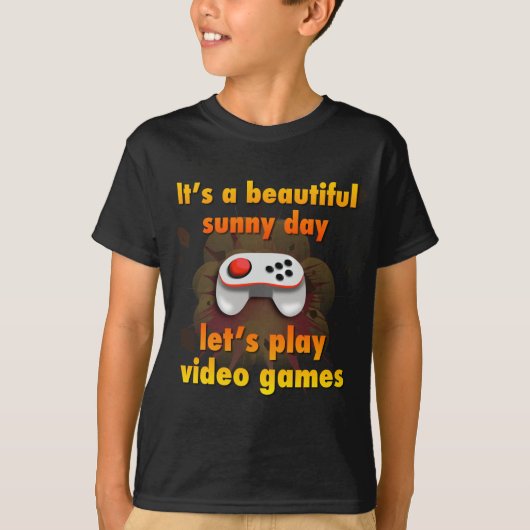 T-shirt Jouons les jeux vidéo (Devant)